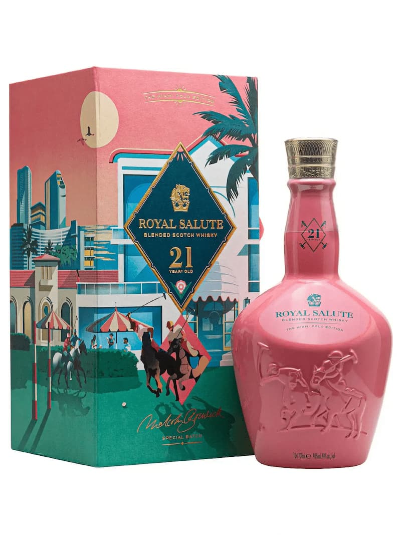 Rượu Royal Salute 21 Năm Miami Polo Edition Chính Hãng
