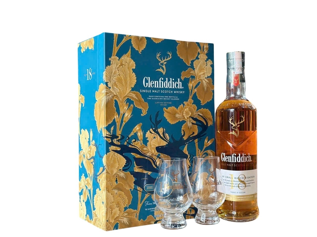 Rượu Glenfiddich 18 Năm Hộp Quà Tết