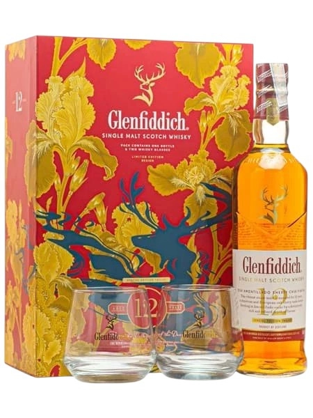 Rượu Glenfiddich 12 Năm Sherry Cask Finish Hộp Quà Tết