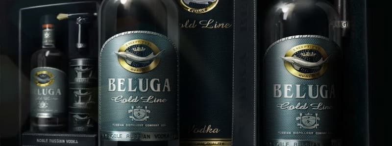 Rượu Beluga Vàng được ví như một tác phẩm nghệ thuật sống