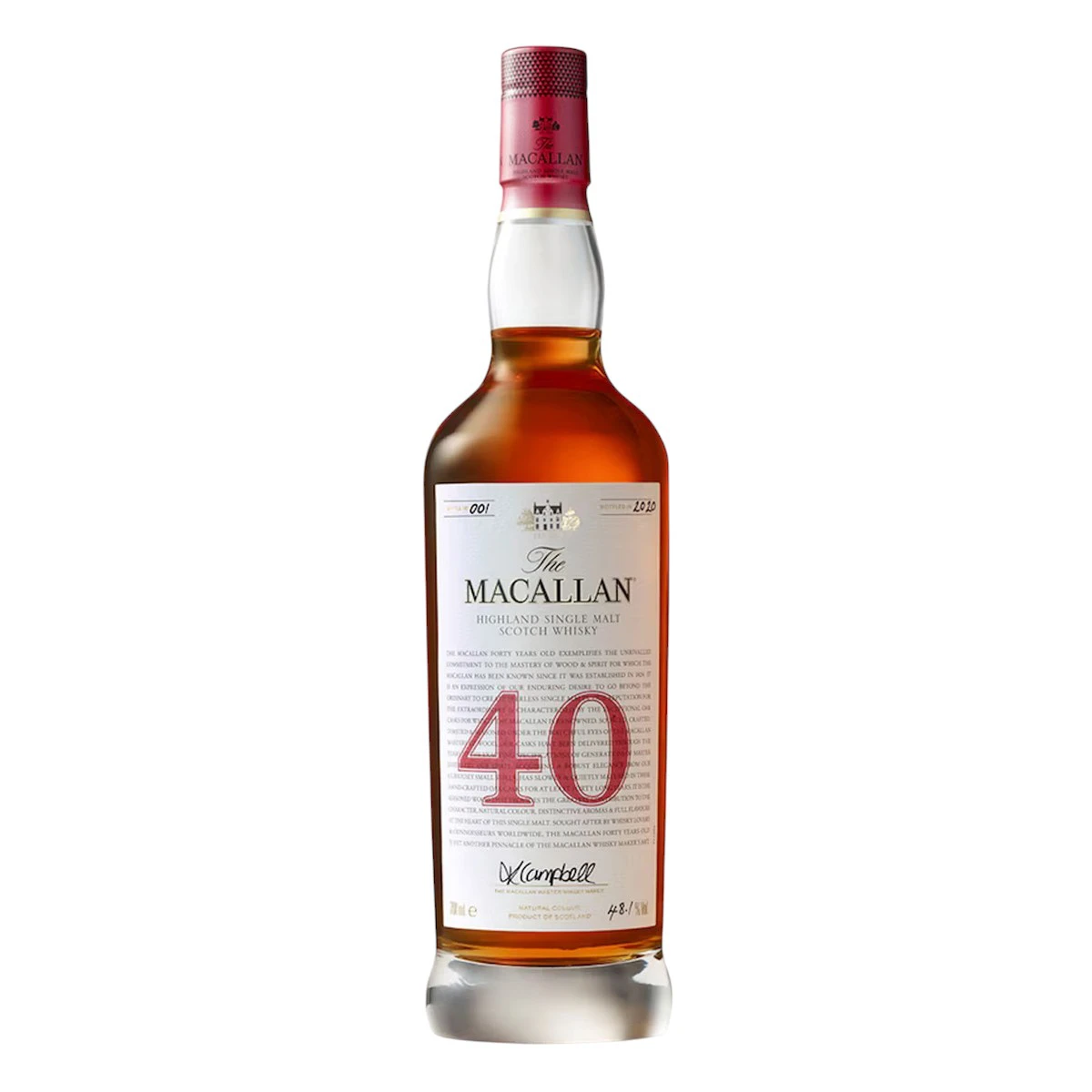 Rượu Macallan 40 The Red Collection
