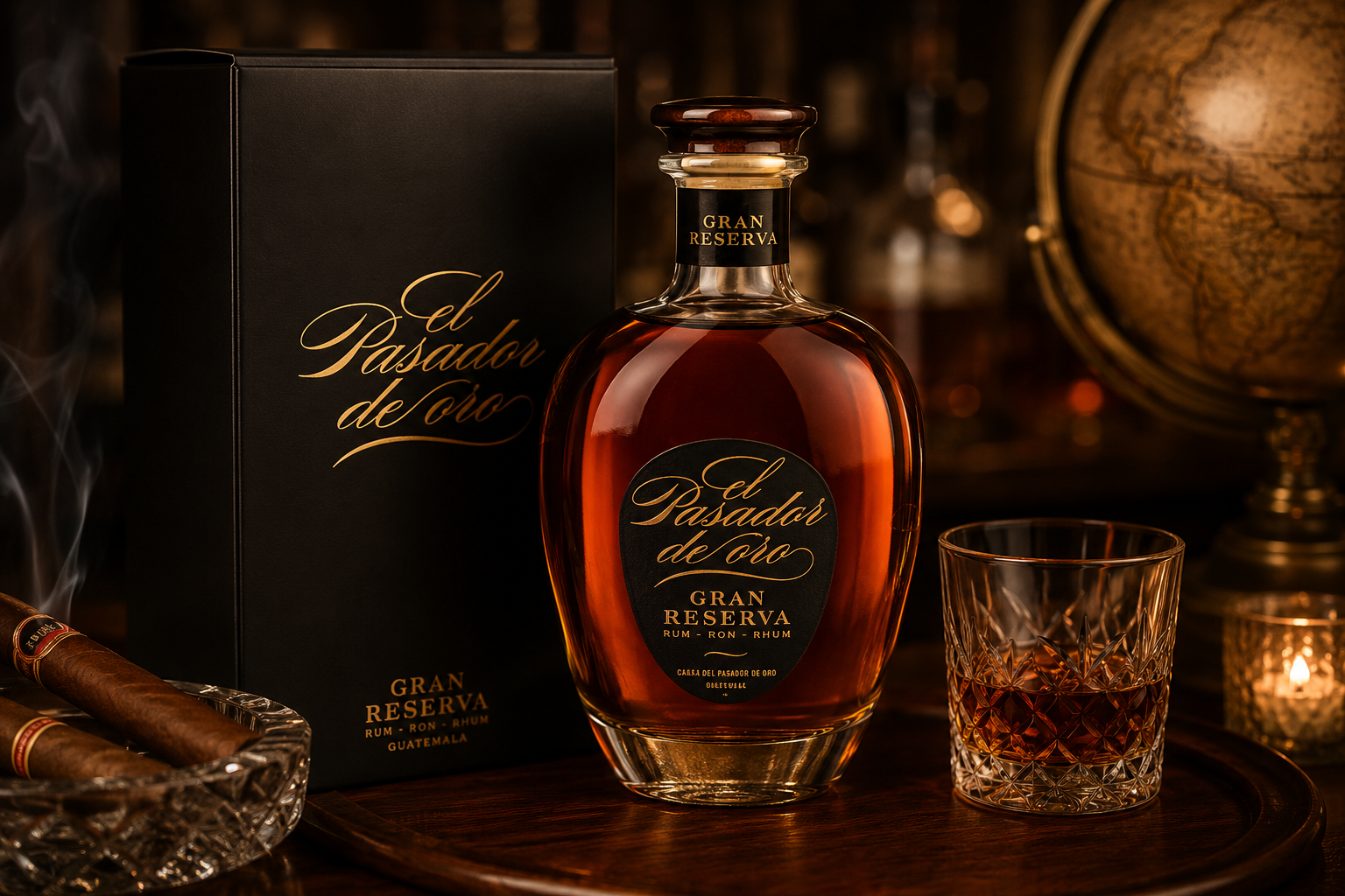 Rượu Rum El Pasador De Oro Gran Reserva