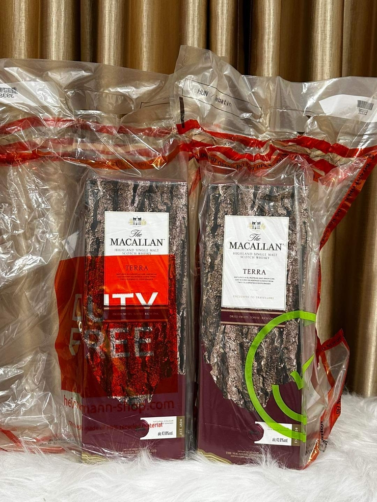 Rượu Macallan Terra xách tay Duty Free