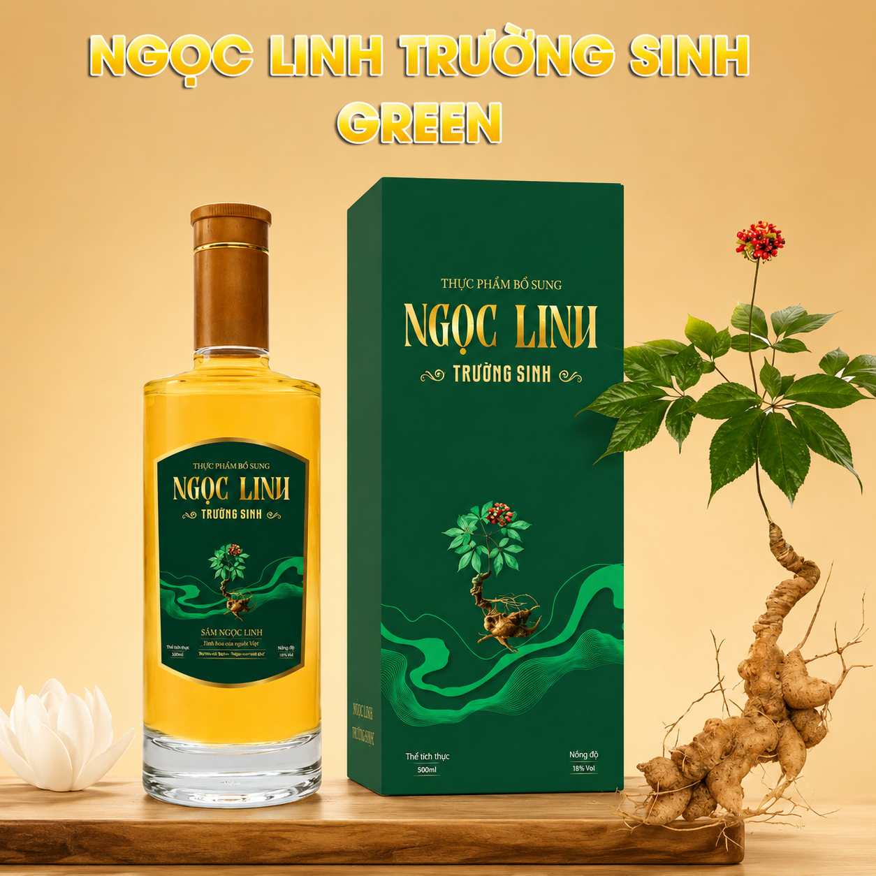 Rượu Ngọc Linh Trường Sinh