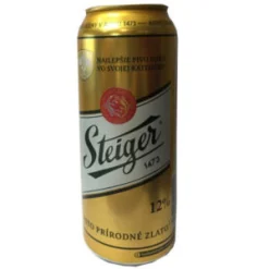 Bia Steiger vàng 12° Gold Lager – Lon cao 500ml