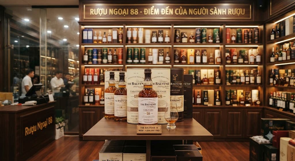 Mua rượu Balvenie 18 ở đâu tại Hà Nội và TP.HCM đảm bảo chất lượng?