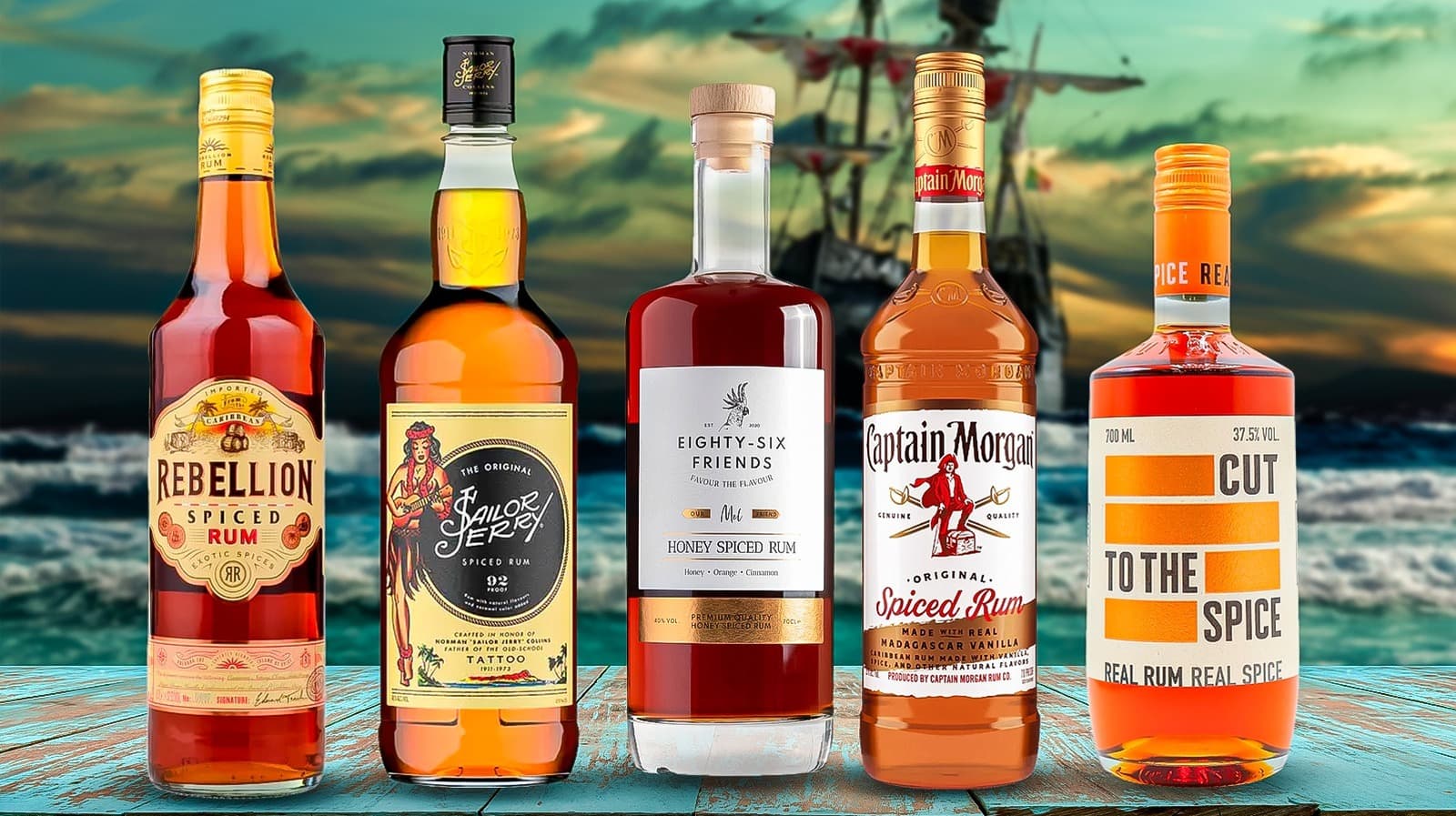 Spiced Rum - rượu Rum gia vị tạo điểm nhấn cho đồ uống