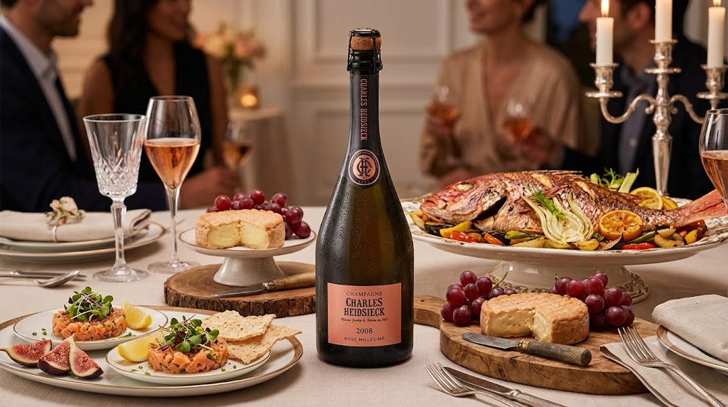 Rượu Champagne Charles Heidsieck Rosé Millésimé