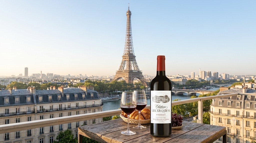 rượu vang Pháp Château Les Arqueys Bordeaux 2025
