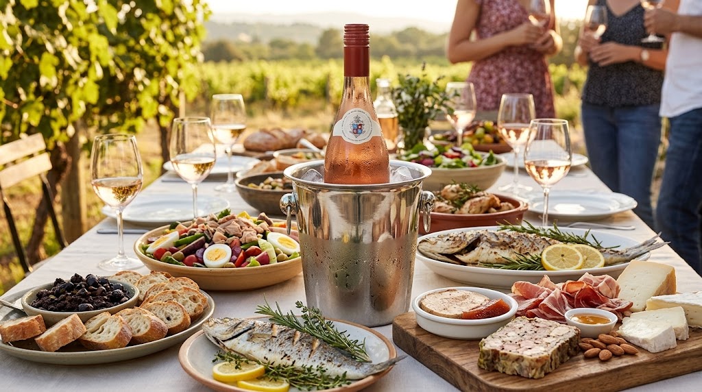 Rượu vang hồng Famille Perrin Côtes-du-Rhône