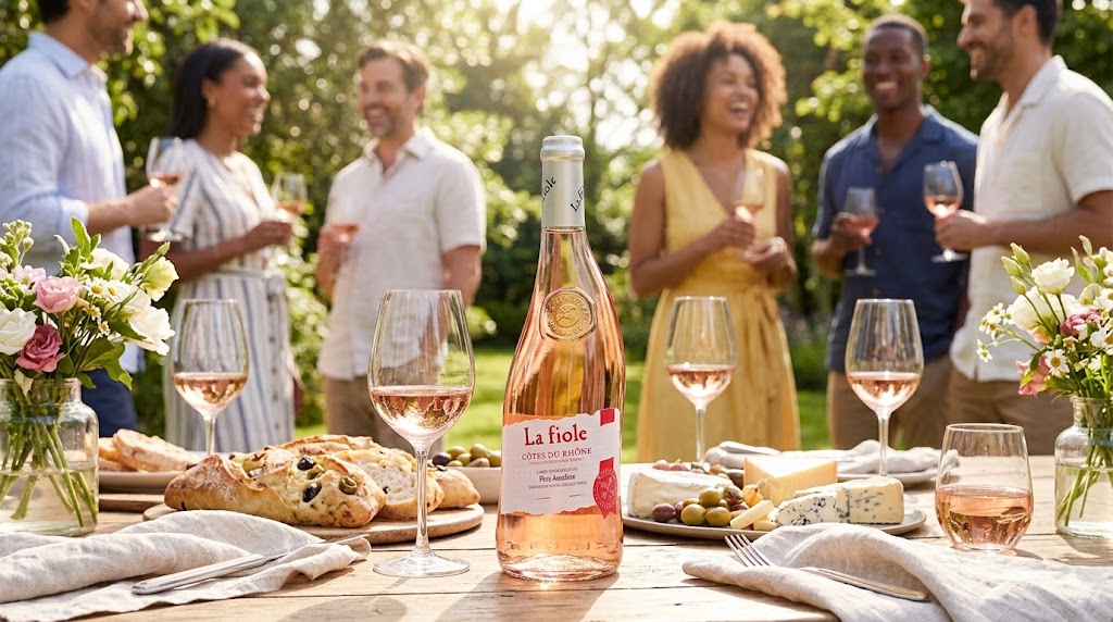 Rượu vang hồng La Fiole Côtes Du Rhône Rosé Père Anselme