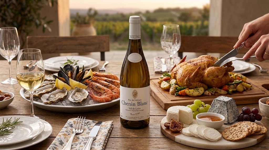 Rượu vang Roc De l’Abbaye Chenin Blanc Val De Loire
