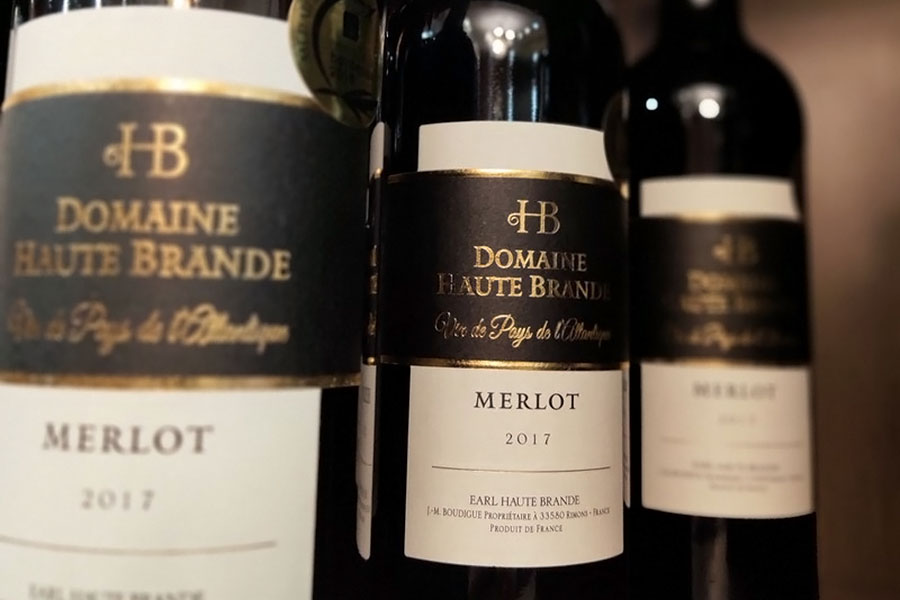 Rượu vang Pháp Domaine La Haute Brande 2017