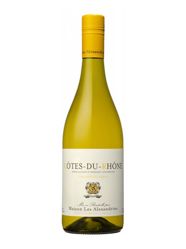 Rượu vang trắng Les Terrasses De L’eridan Côtes Du Rhône Blanc