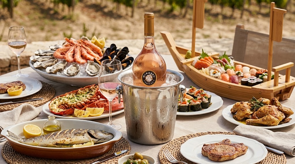 Rượu vang hồng Miraval Côtes De Provence