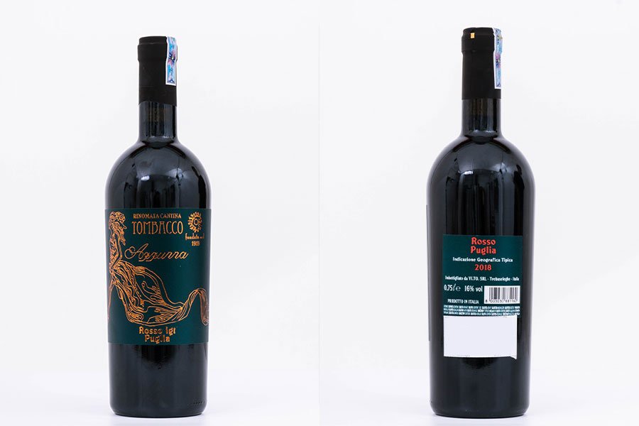 Rượu vang đỏ cô gái Ý AZZURRA TOMBACCO 1919