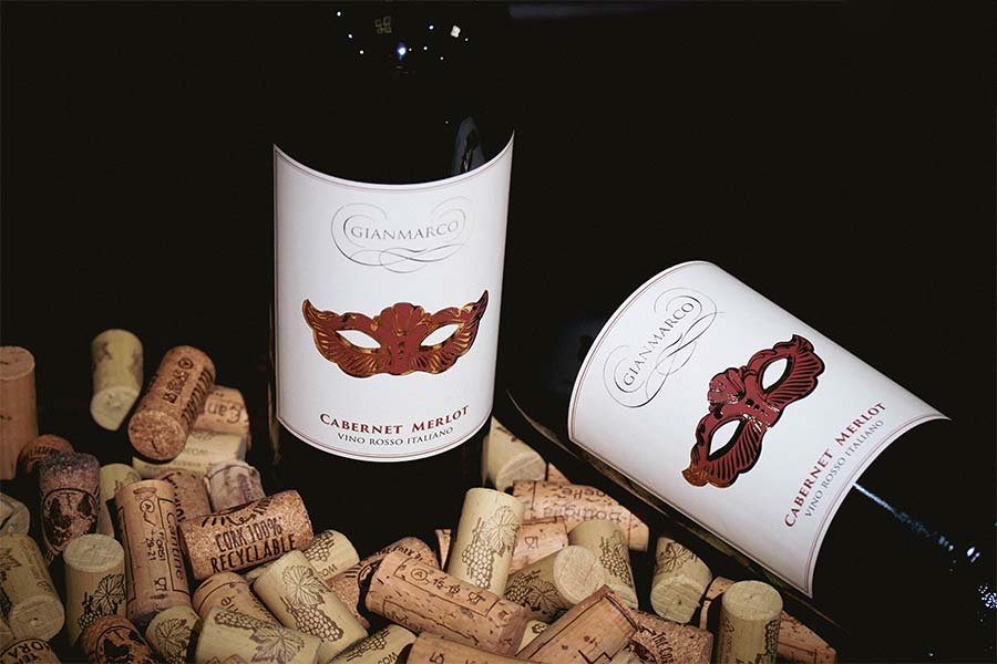 Rượu vang mặt nạ đỏ GIANMARCO CABERNET MERLOT