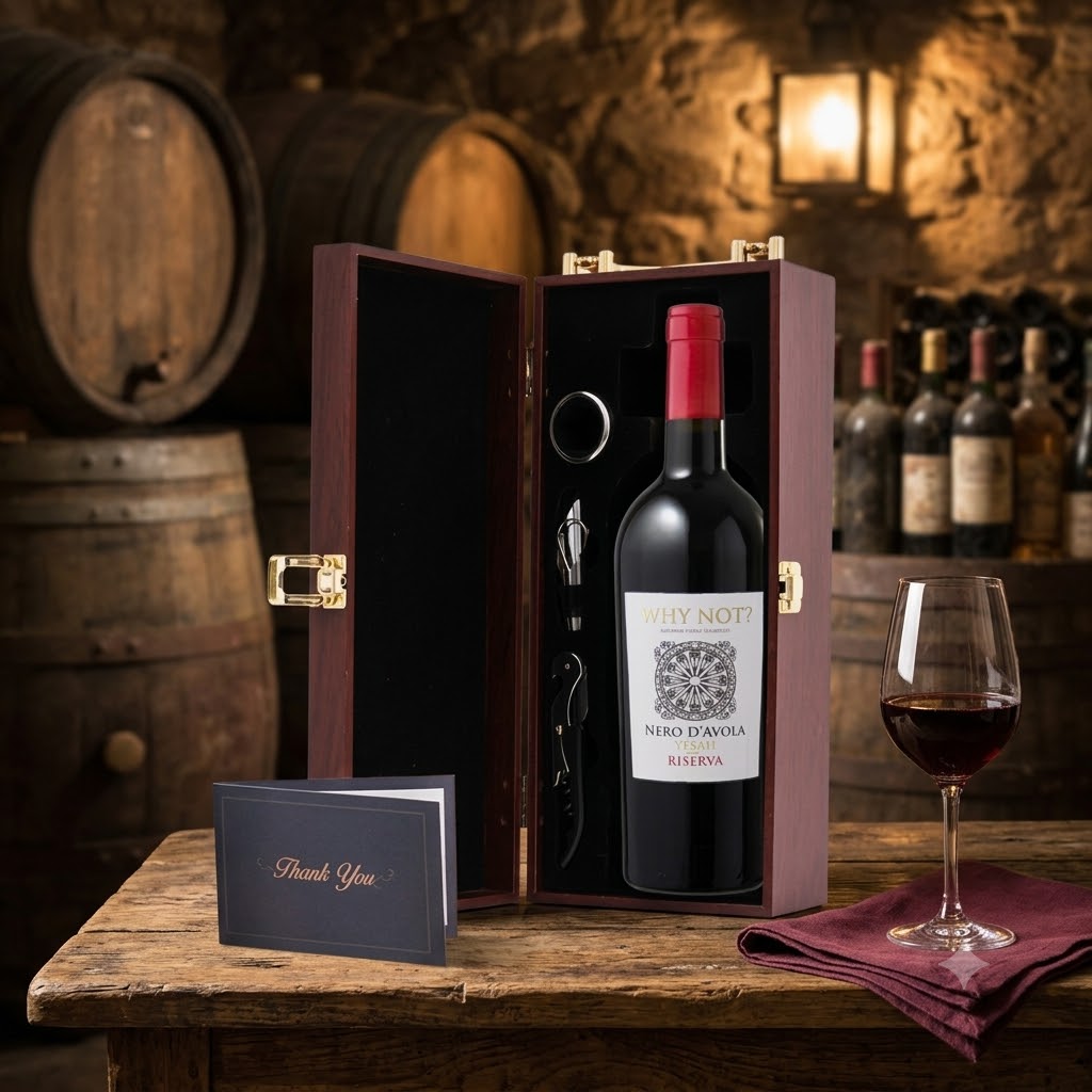 Rượu vang Ý Nero d’Avola-Syrah DOC Sicilia Riserva